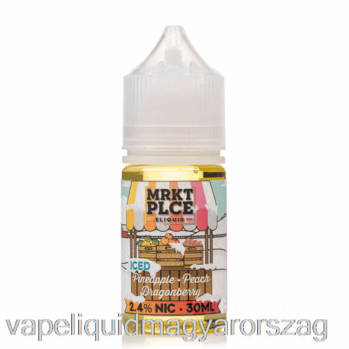 Jég Ananász őszibarack Sárkánybogyó - Mrkt Sók - 30 Ml 24 Mg Vape Folyadék